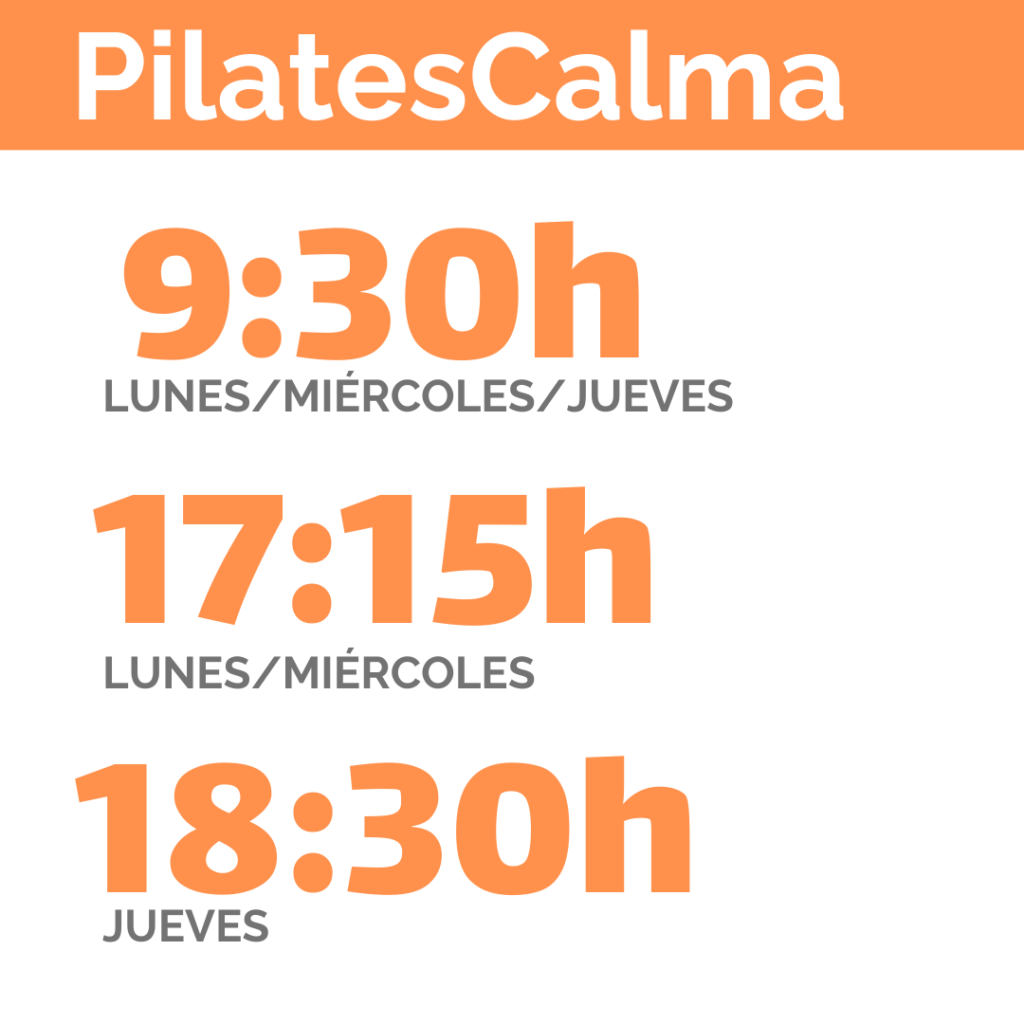 LUNES, MIÉRCOLES Y JUEVES 9:30. LUNES Y MIÉRCOLES 17:15. JUEVES 18:30